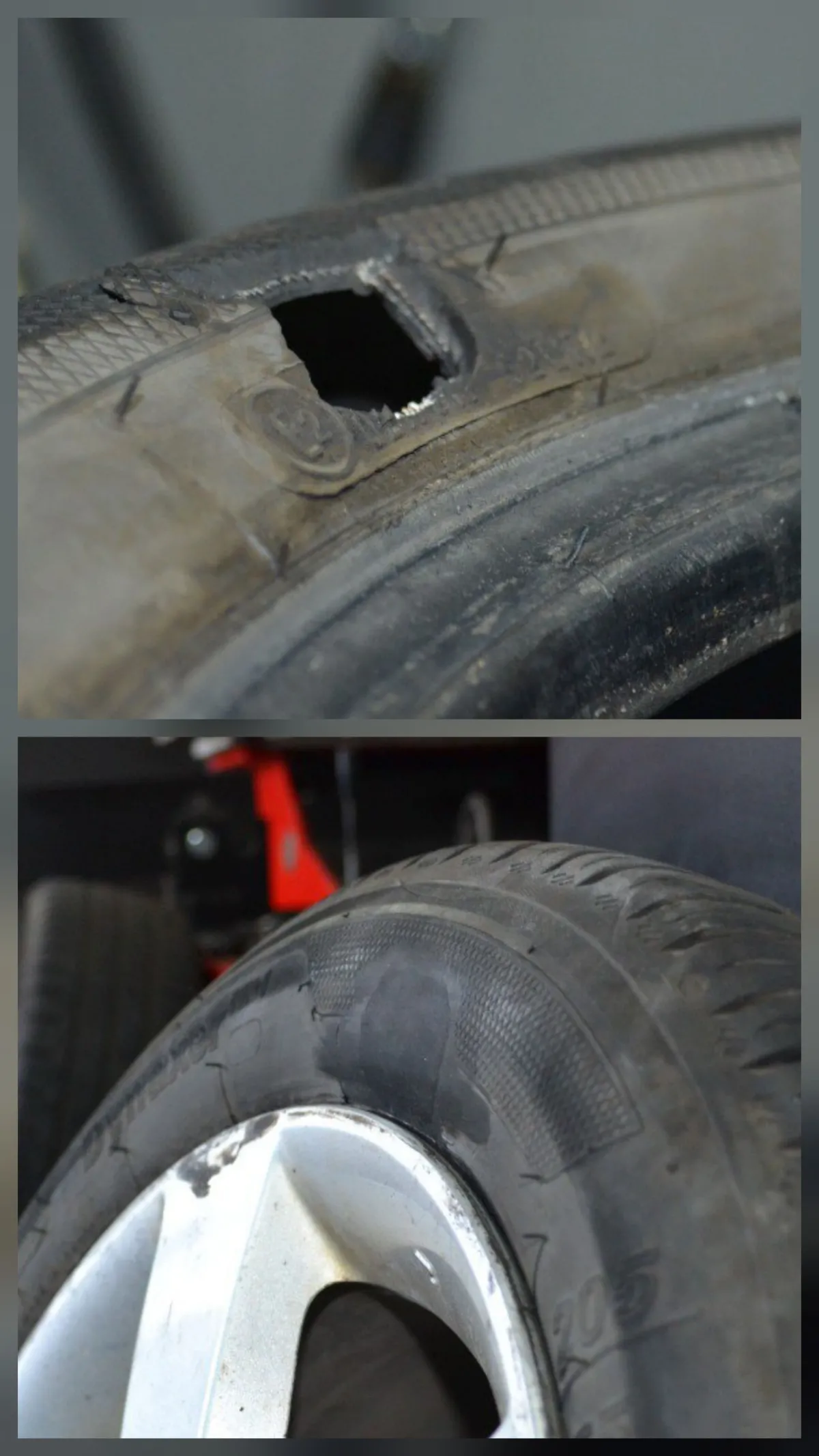 Ремонт боковых порезов